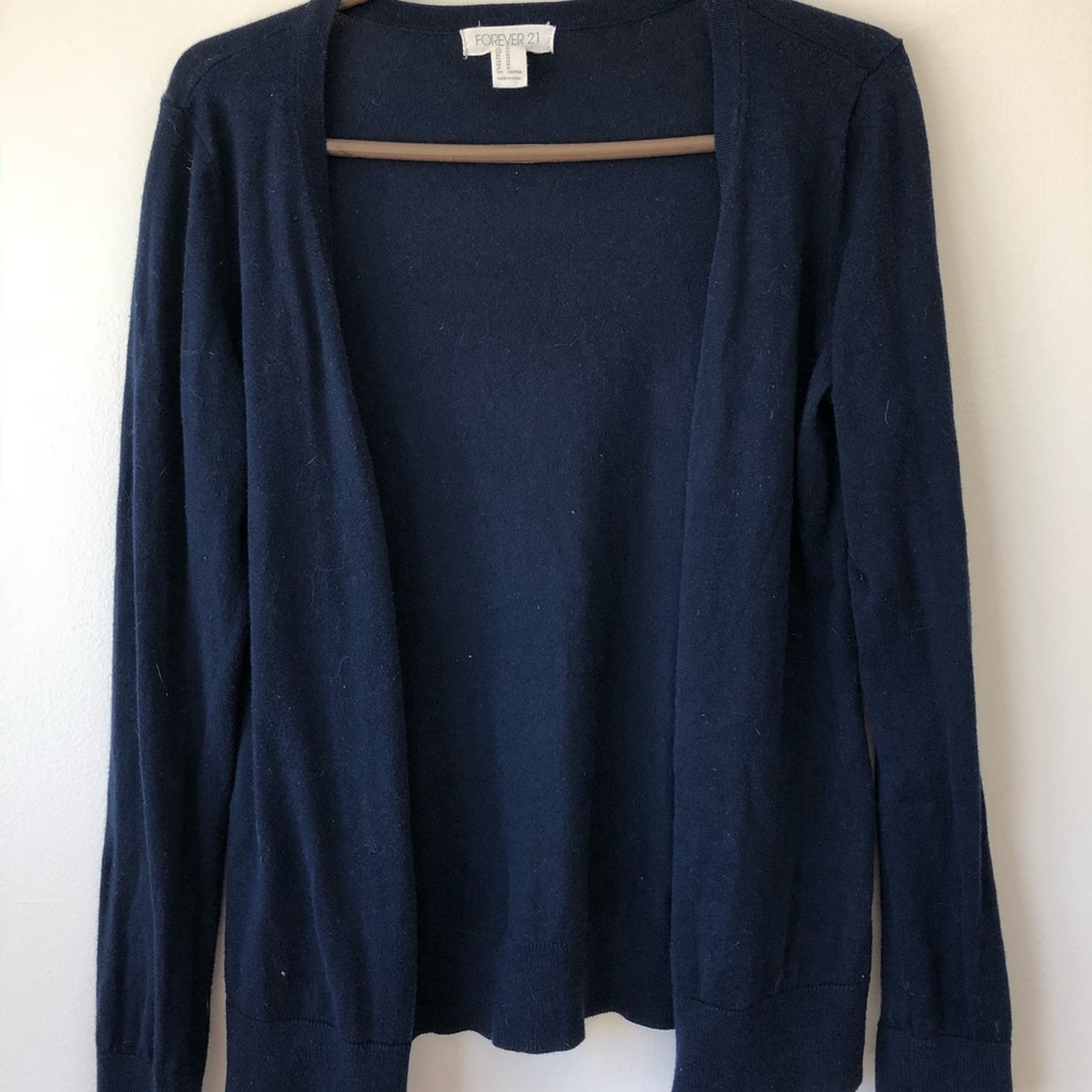Navy blue cardigan
